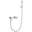 Kit grifo de ducha monomando Toscana cromado de Imex